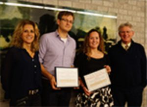 Thijs Houben en Inge Loonen Hoofdpijnprijs winnaars 2016